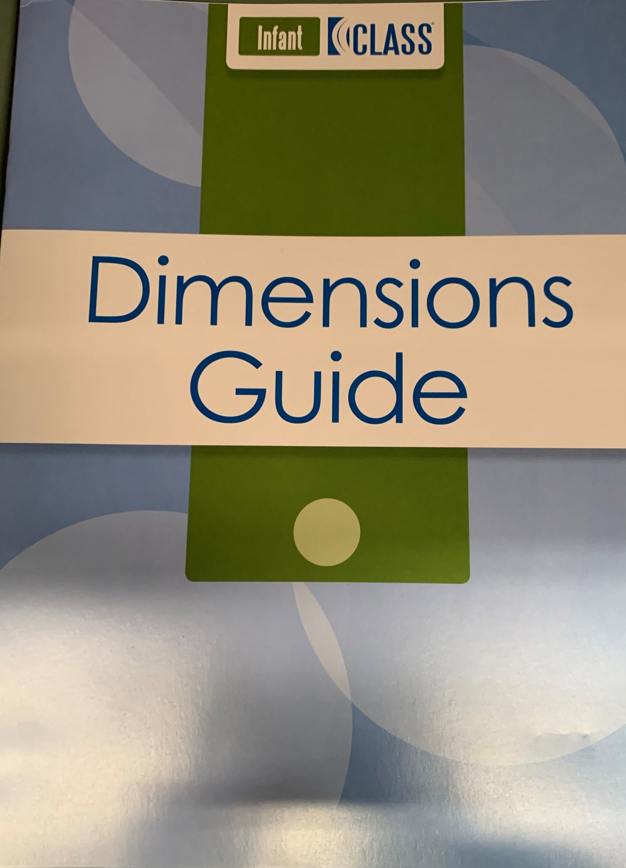 Infant Class Dimensions Guide PA Key AWD